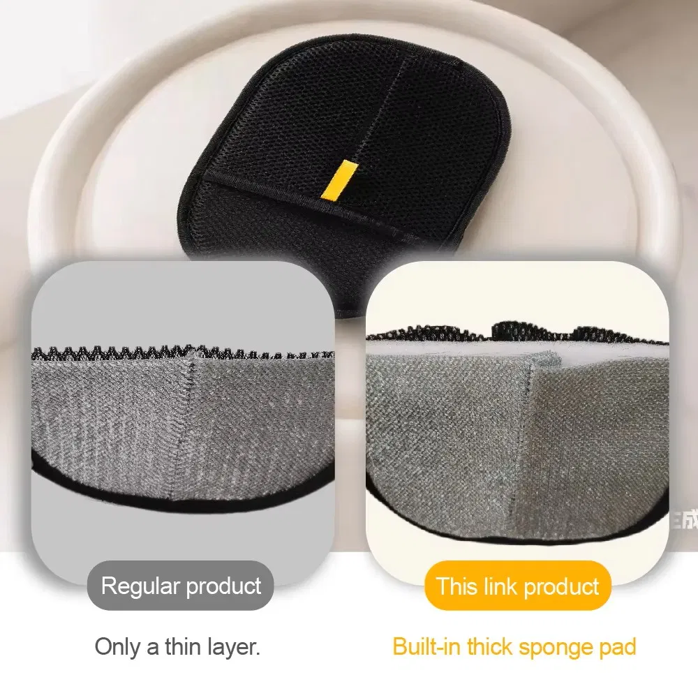 Hot Selling New Style Reusable Double-Sided Pet Grooming Cleaning Glove Pet Hair Removal Gloves for Clothes Dogs Cats Grooming