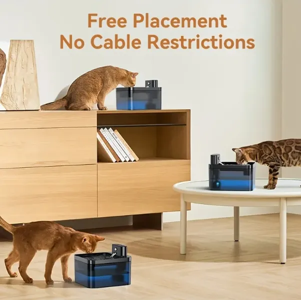 Wireless Cat Water Fountain 5