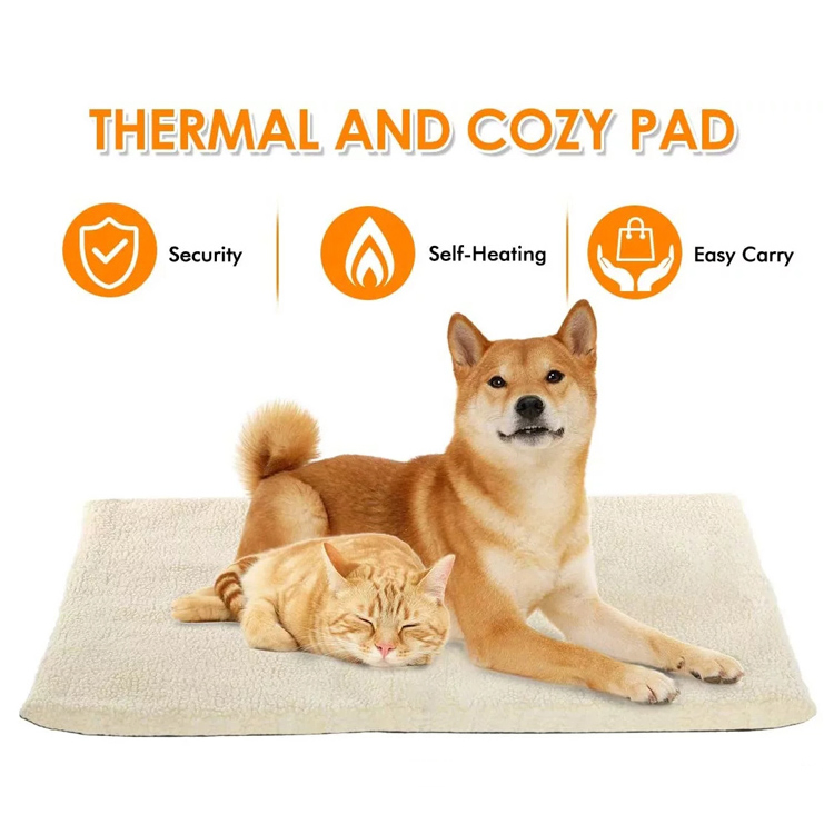 Faactory Wholesale Pet Self-Heating Mat Dog Thermal Warm Pad Blanket