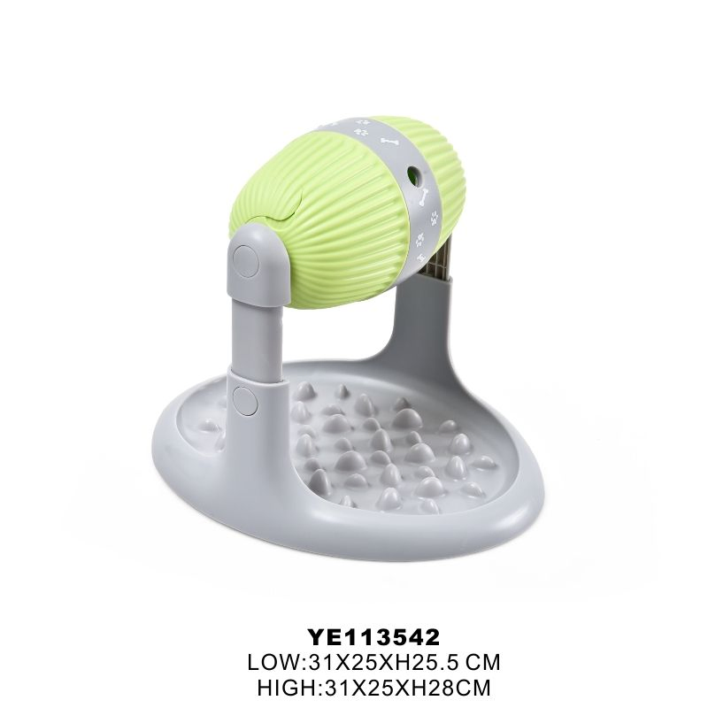 Intertive Height Adjustment Iq Training Pet Feeder for Dogs Cats