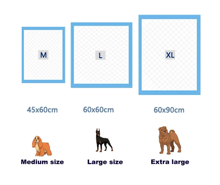 China Manufacturer Custom Waterproof Disposable Pet Diaper Dog Training Pad