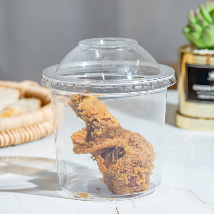 32oz-117mm Deli Container Stackable Food Takeout Storage