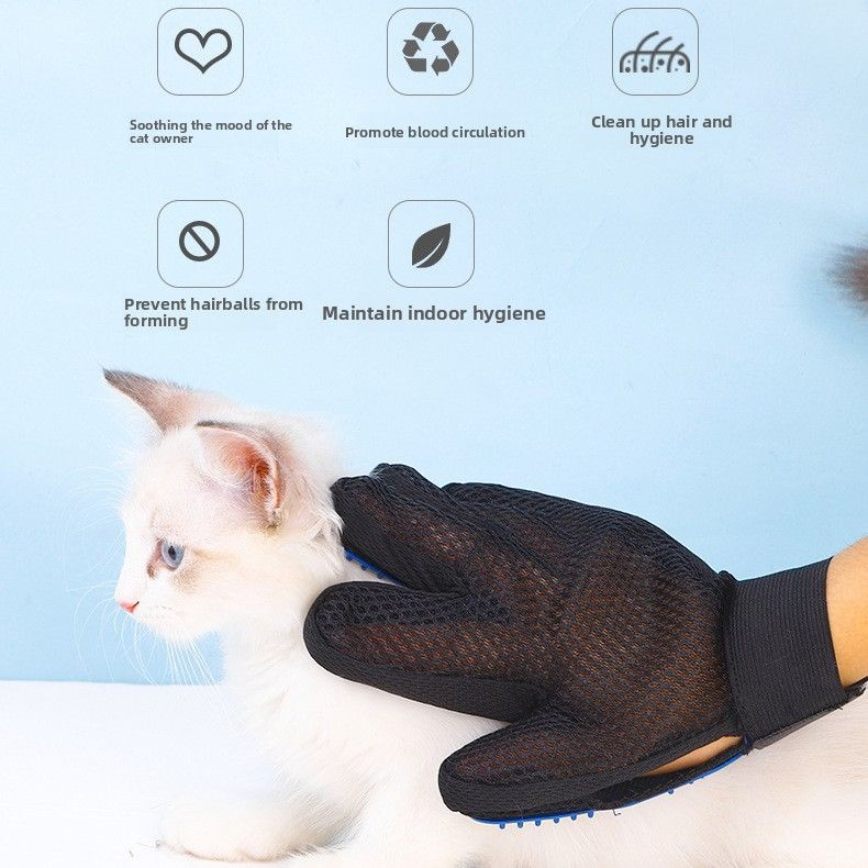 Efficient Pet Hair Remover Mitt Glove Brush Pet Grooming Glove