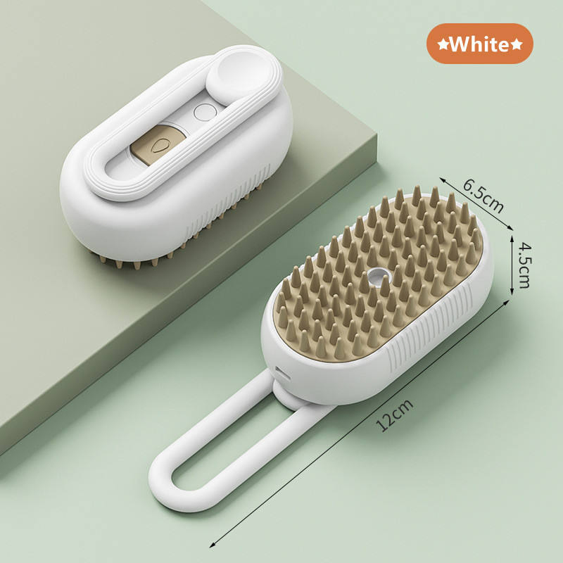 3 in 1 Steamy Pet Grooming Comb Pet Brush Hair Remover
