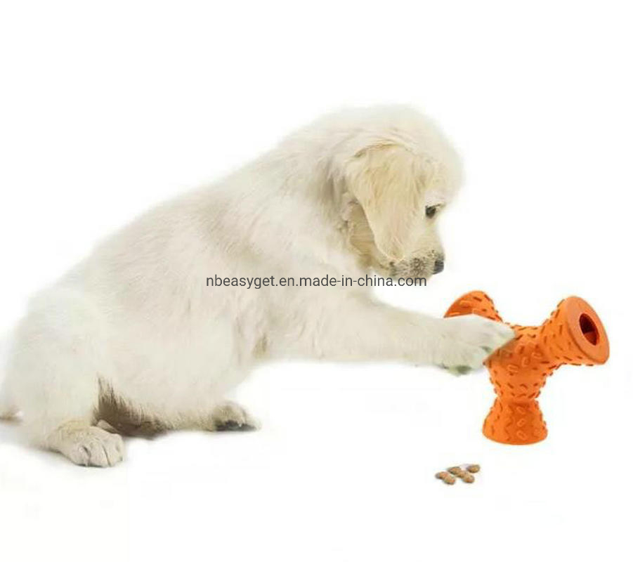 Interactive Pet Dog Chew Toy Leaking Feeder Dog Flexibility Treat Puzzle Toy Dog Teeth Cleaning Tool Esg12730