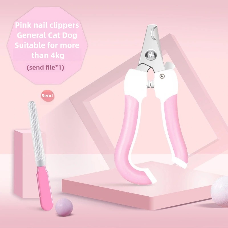 Pet Nail Clipper Set File Stainless Steel Nail Clippers for Cats and Dogs Cleaning and Grooming Supplies