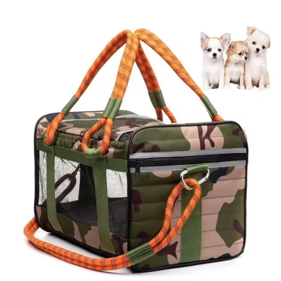 Wholesale Dog Carrier Portable Soft Sided Camo Pet Travel Carrier