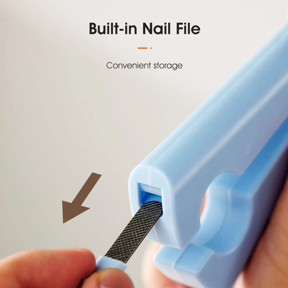 Patent Designed Cat Nail Clipper Safe LED Light Pet Cuts Nail Clipper with Hidden Nail File