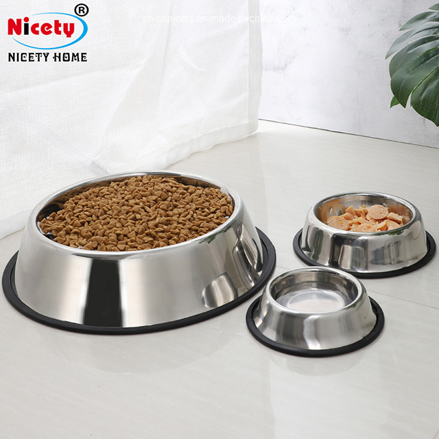 Wholesale High Quality Stainless Steel Dog Feeder Bowl Plate Other Pet Supplies