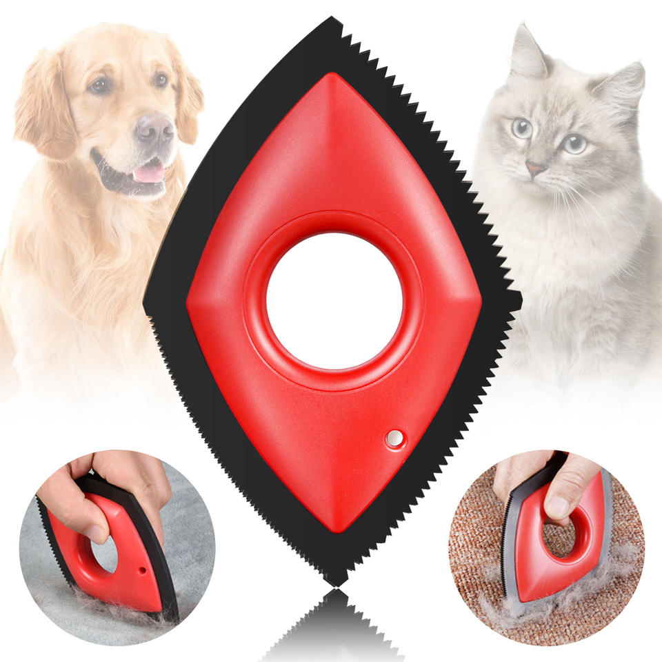Pet Hair Remover for Couch Brush Mini Dog 4 in 1 Hair Removal Easy to Clean Cat Car Detailing Squeegee