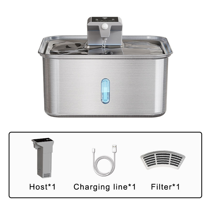 Smart Quiet 7L Automatic Pet Water Fountain for Cats and Dogs with Large Capacity Filtered System and Easy to Clean Design