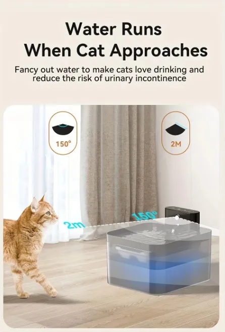 Wireless Cat Water Fountain 10