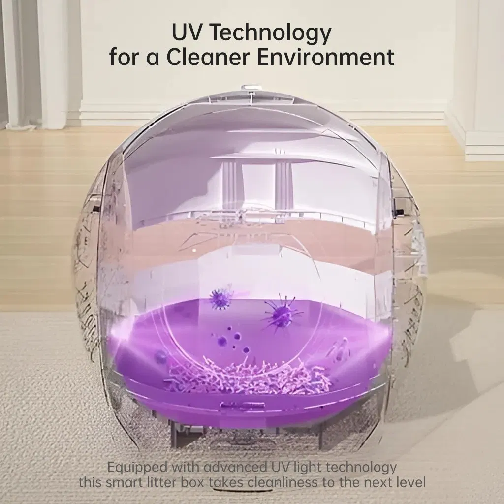 2024 Pet Products Smart Cat Toilet Self-Cleaning Litter Sands Automatic Cat Litter Box