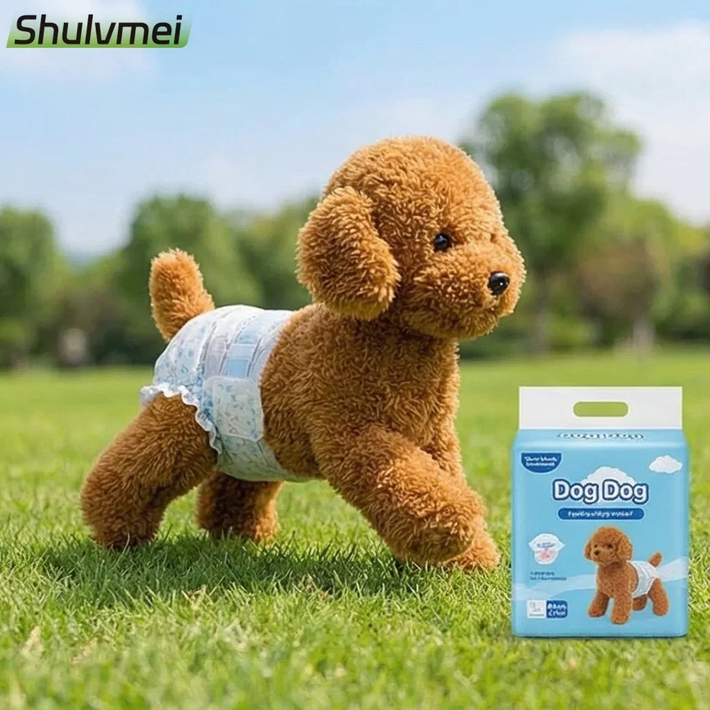 High Quality Eco-Friendly Cotton Disposable Waterproof Puppy Pet Magic Tape Diapers Items Pet Products