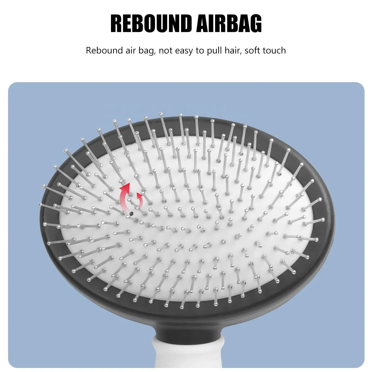 Penguin Handle Rebound Airbag Pet Grooming Slicker Brush