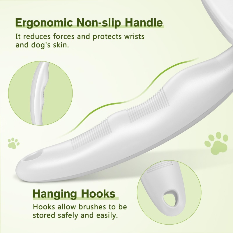 Premium Brighthomey Slicker Brush for Effortless Pet Grooming and Shedding Control