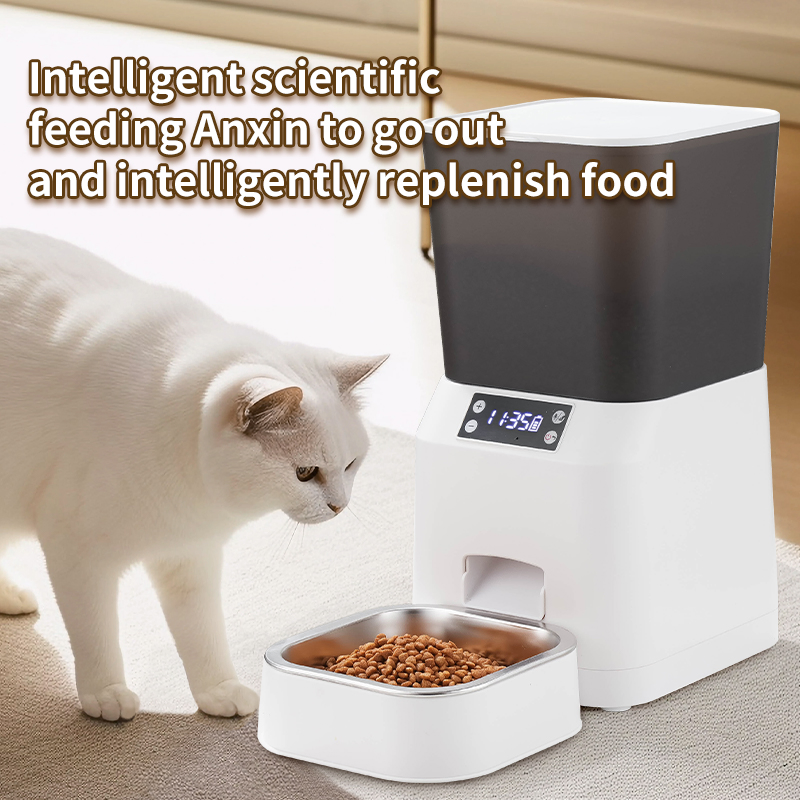 Smart Pet Feeder Features Intelligent Timed Bowls Automatic Tuya Wi-Fi APP Control Dog and Cat Feeder