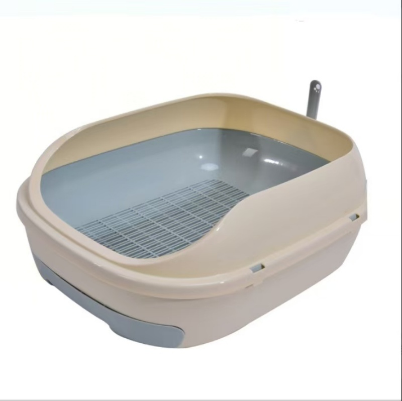 High Quality PP Plastic Material Pet Cat Toilet Cat Litter Box