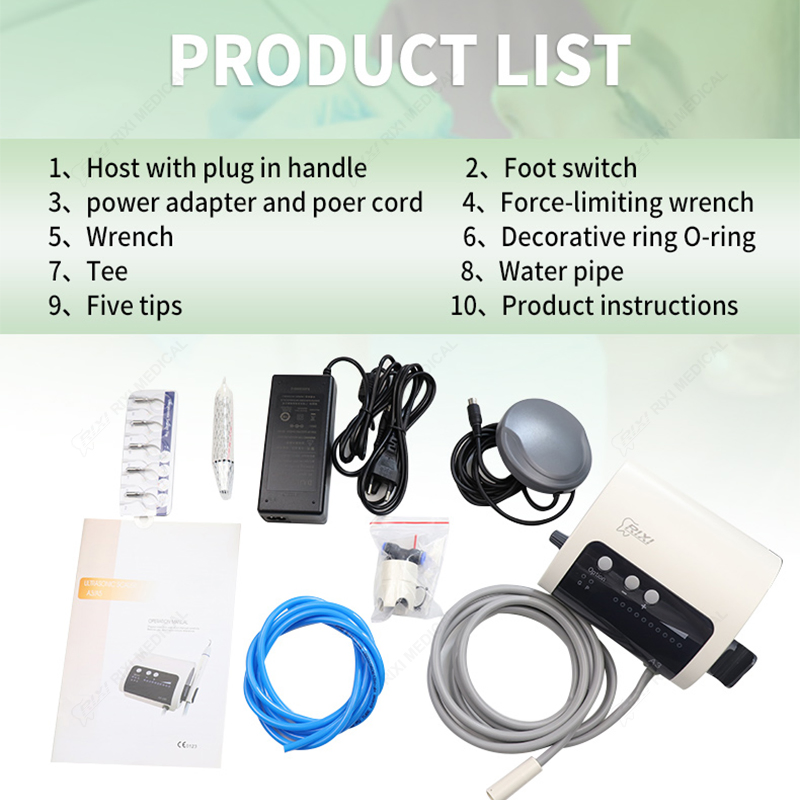 Compact Dental Cleaning Tool for Dentists with Rechargeable Power