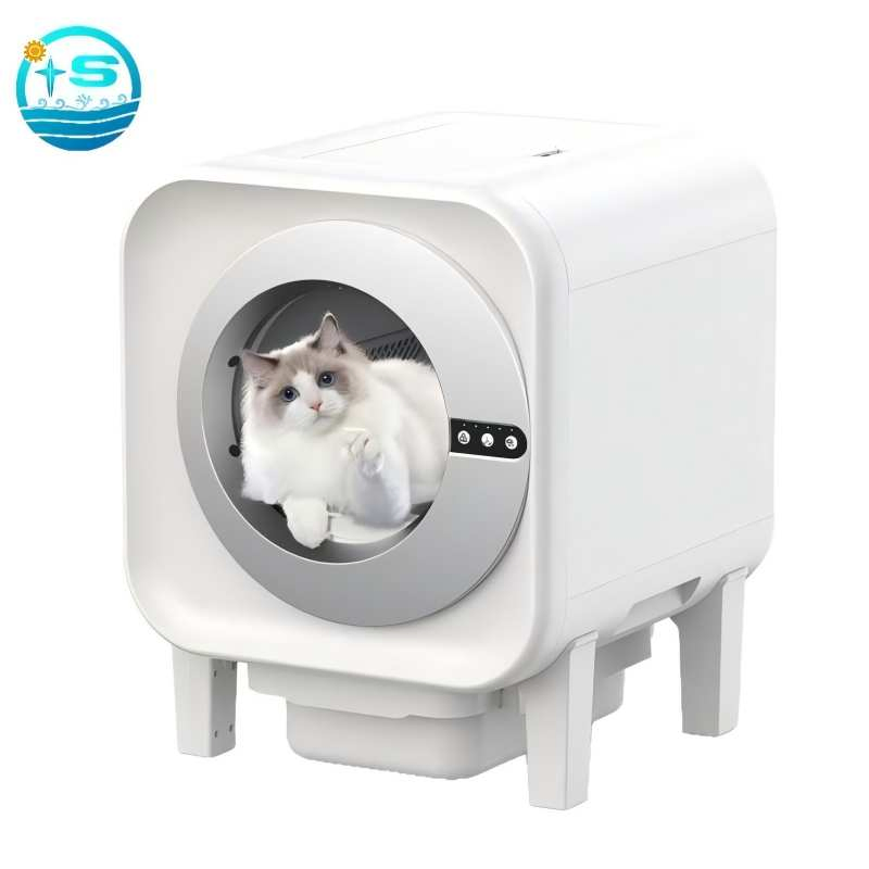 Wholesale Fully Enclosed Self Cleaning Pet Toilet Litter Smart Auto Cat Litter Box