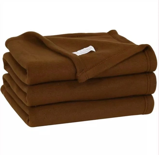 Colourful Eco Friendly RPET Polar Fleece Warm Blanket Custom Recycled Pet Blanket for Multiple Uses