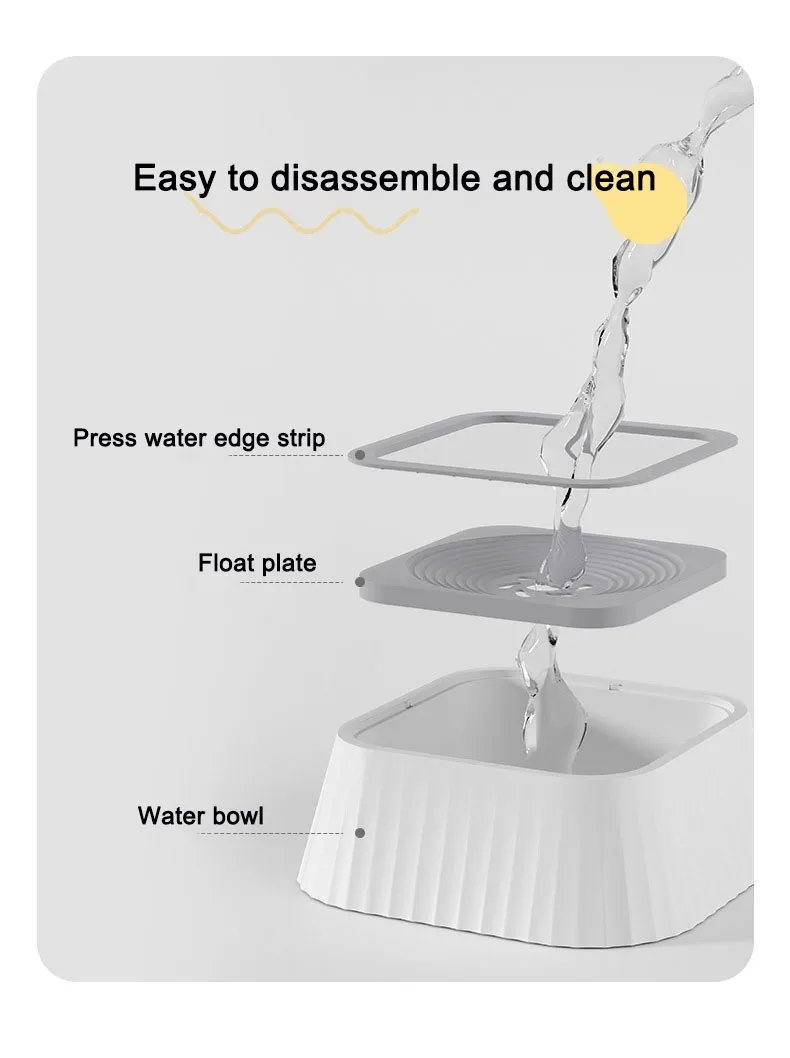 Pet Floating Water Bowl Detail 7