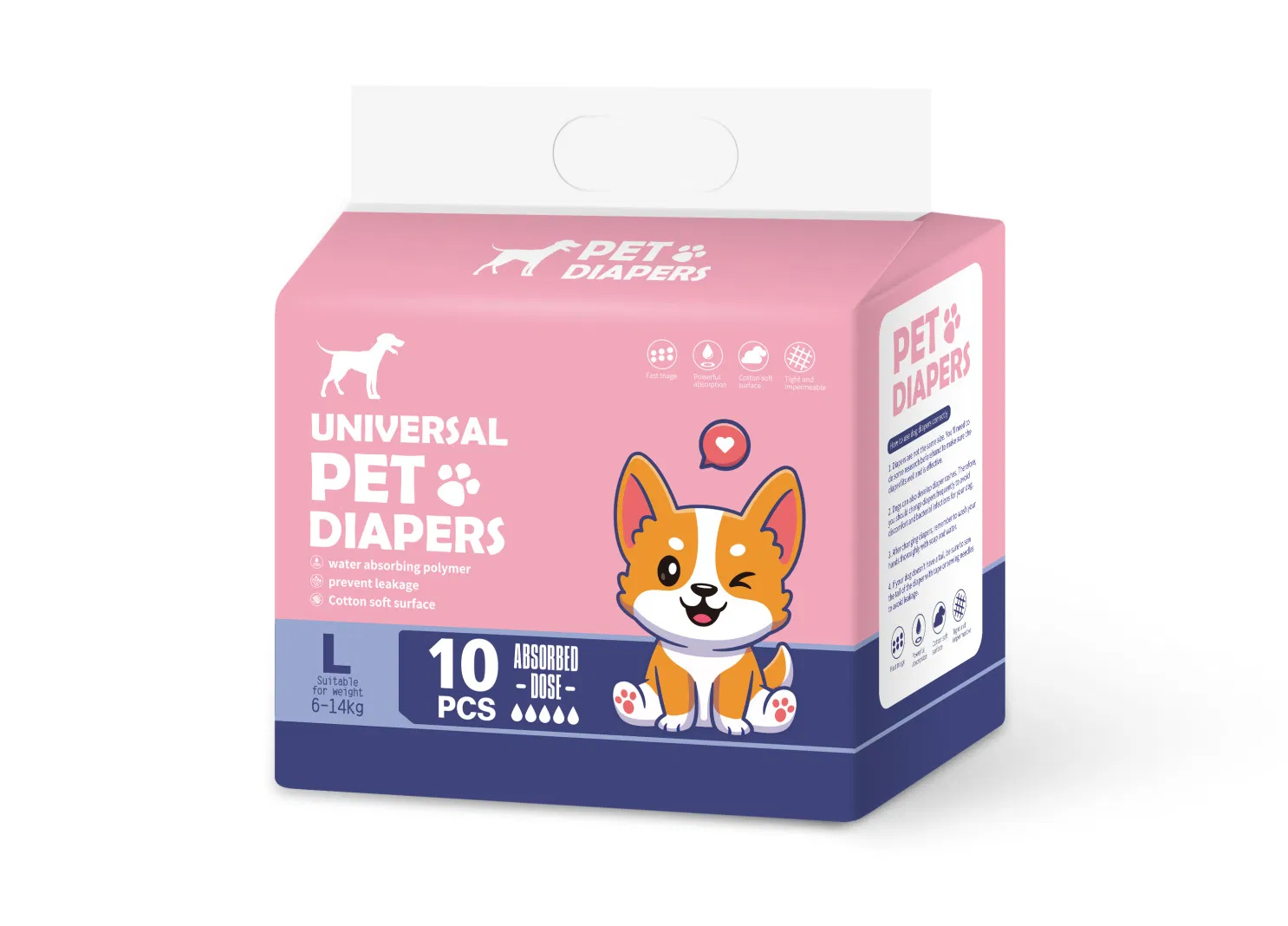 Ultra-Soft Disposable Absorbent Pet Training Pad for Leak-Proof Protection