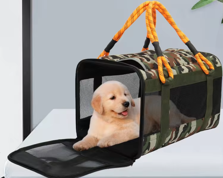 Wholesale Dog Carrier Portable Soft Sided Camo Pet Travel Carrier