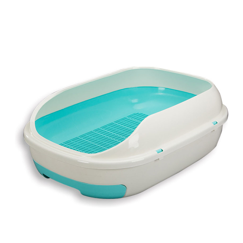 New Arrived Pet Accessories Large Space Toilet Foldable Cat Litter Box with Free Litter Scoop