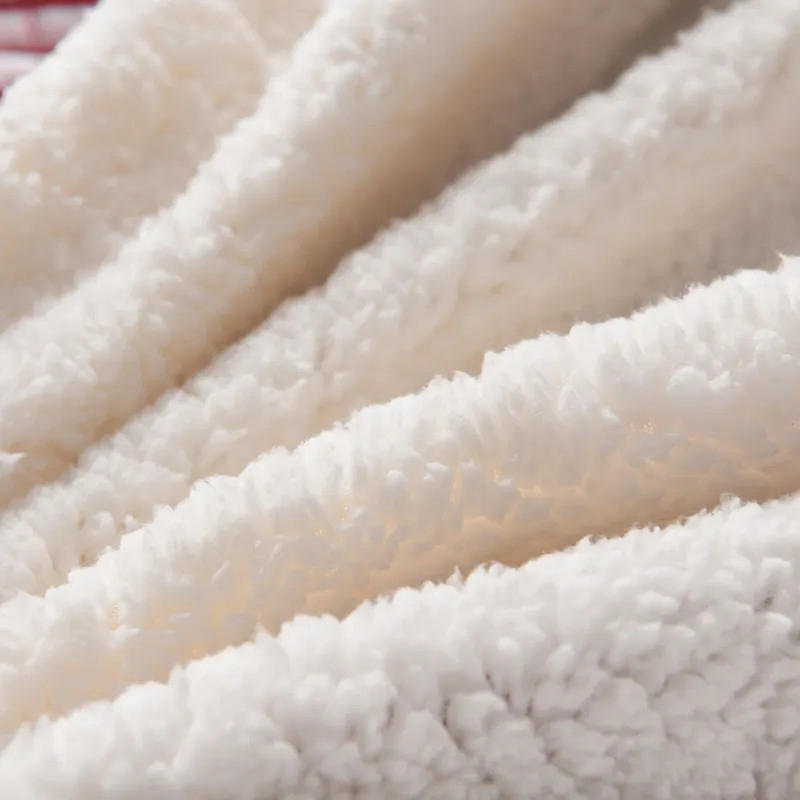 Corn Grid Custom Size Dog Winter Warm Wrap Firm Winkle Resistant Pet Blanket