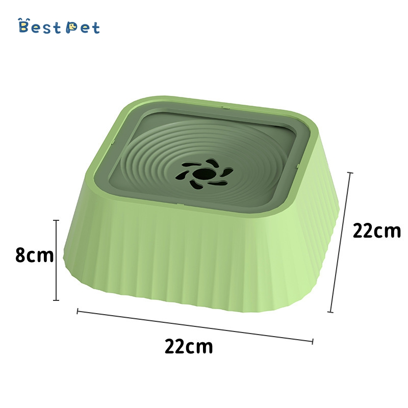 Dog Drinking Water Bowl Does Not Wet The Mouth Floating Water Bowl Buoyancy Drinking Fountain Cat Water Bowl Neck Guard Cat Pet Anti-Tip