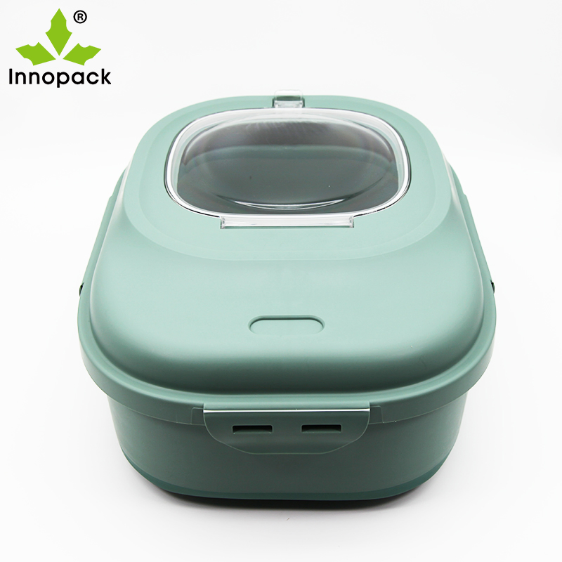 Foldable Waterproof Dustproof PP Grain Container Pet Food Storage Bucket