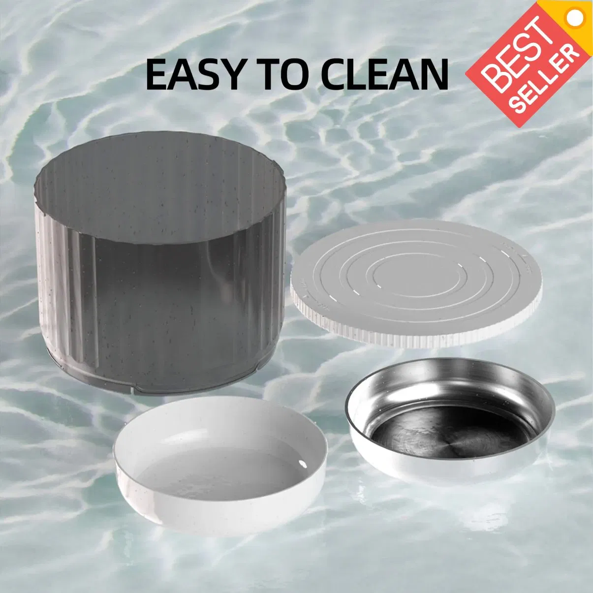 Amazon Auto 4L WiFi APP Automatic Microchip Smart Pet Cat Feeder for Cats