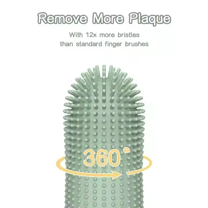 Pet Toothbrush and Bath Brush