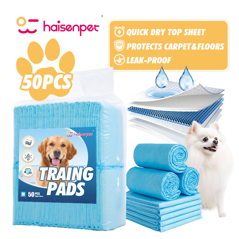 Puppy M 45X60cm 50PCS Pet Disposable Pet Dog Training Pads PEE Pad
