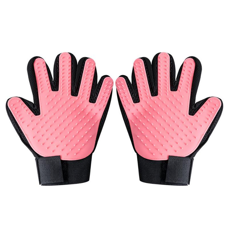 Hot Selling Dog Pet Grooming Gloves Bath Gloves Shower Massage Brush Pet Supplies
