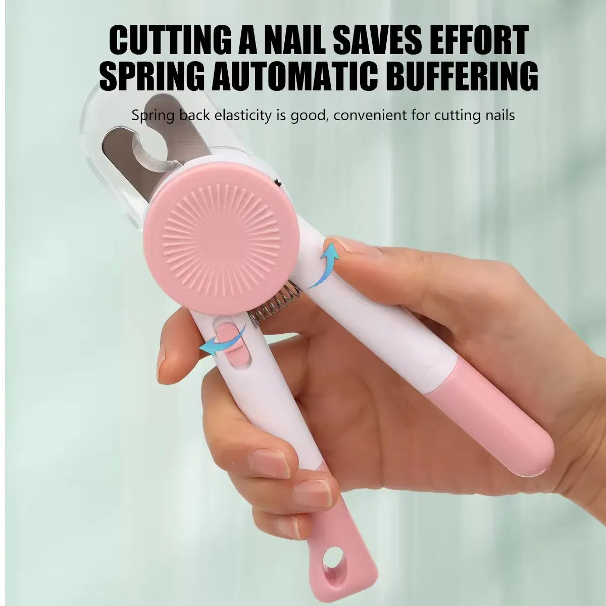 LED Pet Nail Clipper with Hidden File 2in1 Grooming Tool