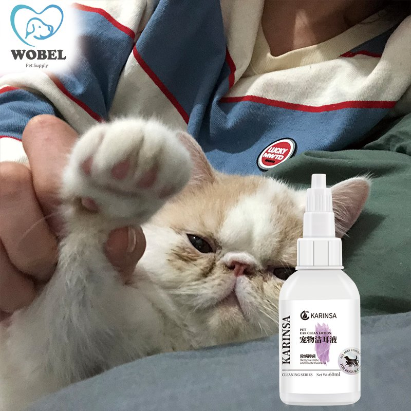 Ear Cleaner for Pets - Mite Control, Bacteria Elimination