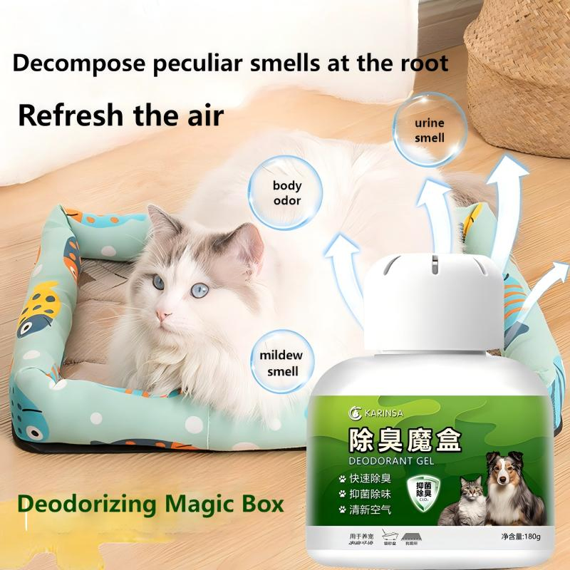 Natural Pet Deodorant Magic Box - Long-Lasting Cat Litter Deodorant Box Cem