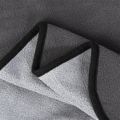 Custom Logo Soft and Warm Flannel Fleece Two Layer Pet Dog Blanket