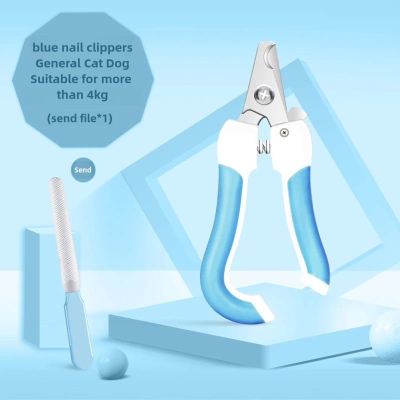 Pet Nail Clipper Set File Stainless Steel Nail Clippers for Cats and Dogs Cleaning and Grooming Supplies