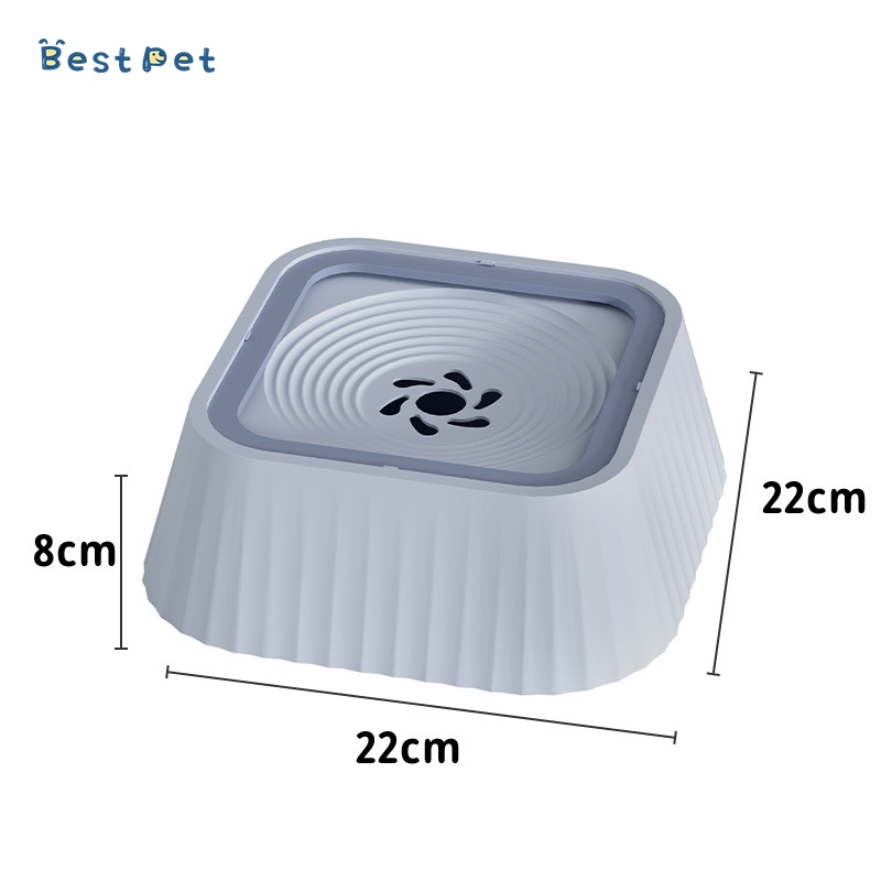 Dog Drinking Water Bowl Does Not Wet The Mouth Floating Water Bowl Buoyancy Drinking Fountain Cat Water Bowl Neck Guard Cat Pet Anti-Tip