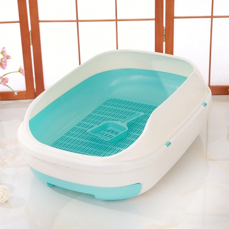 High Quality PP Plastic Material Pet Cat Toilet Cat Litter Box