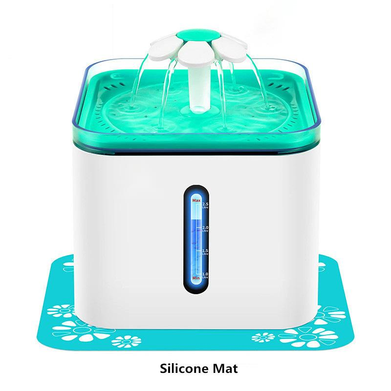 High-Quality Filtered Dispenser Automatic Water Fountain for Pet Cat Dog Feeder with Smart Pump