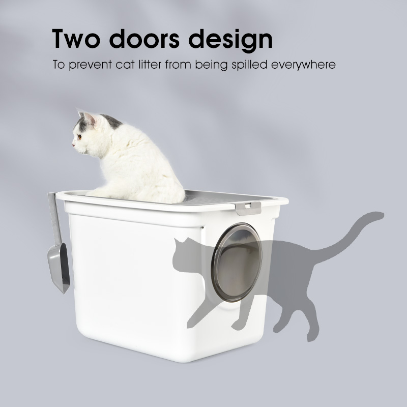 Pet Grooming Cat Litter Box Cat Toliet Cleaning Box