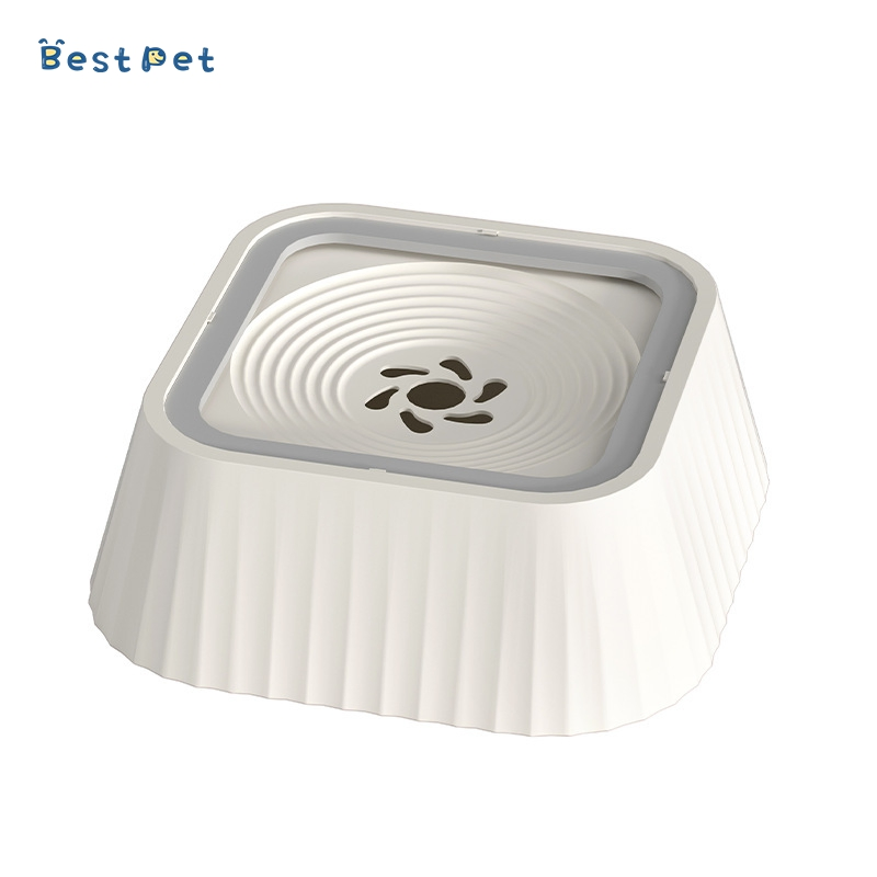 Dog Drinking Water Bowl Does Not Wet The Mouth Floating Water Bowl Buoyancy Drinking Fountain Cat Water Bowl Neck Guard Cat Pet Anti-Tip