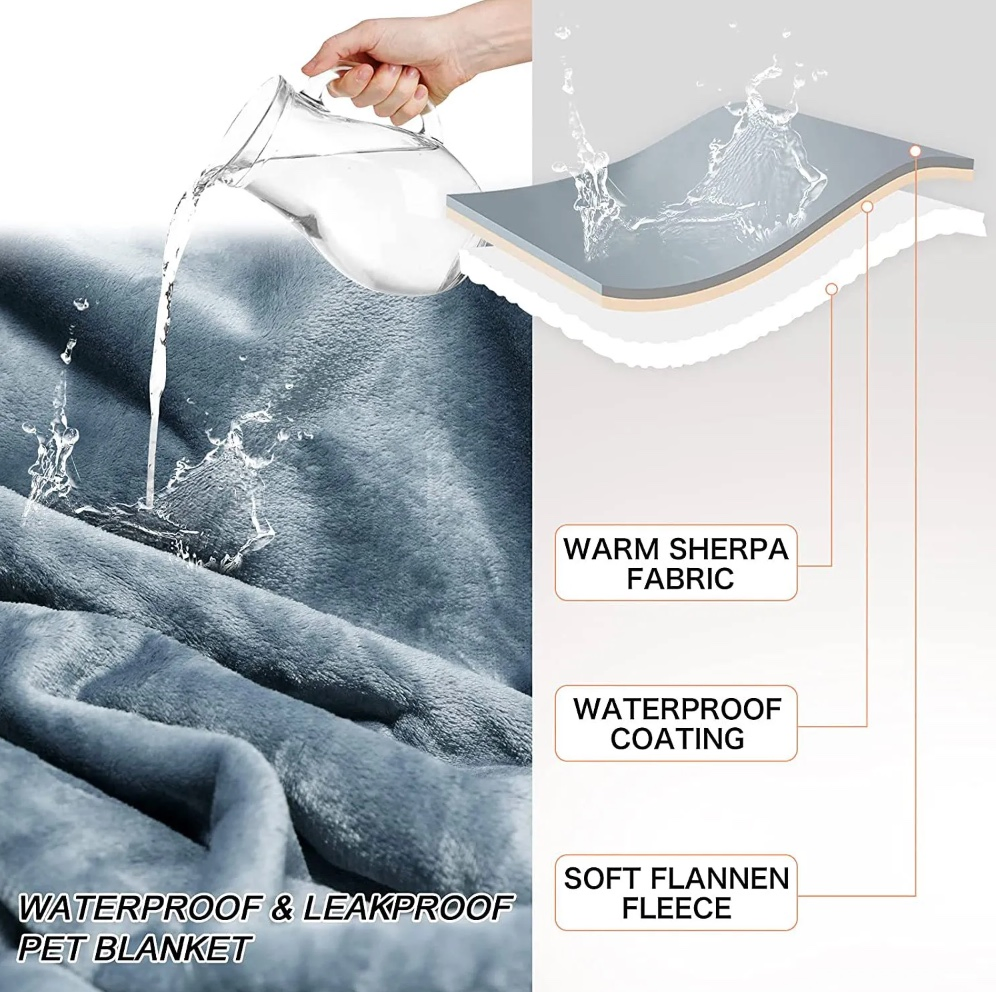 Hot Selling Warm Winter Removable and Washable Waterproof Blanket Quilt for Pet Dogs and Cats