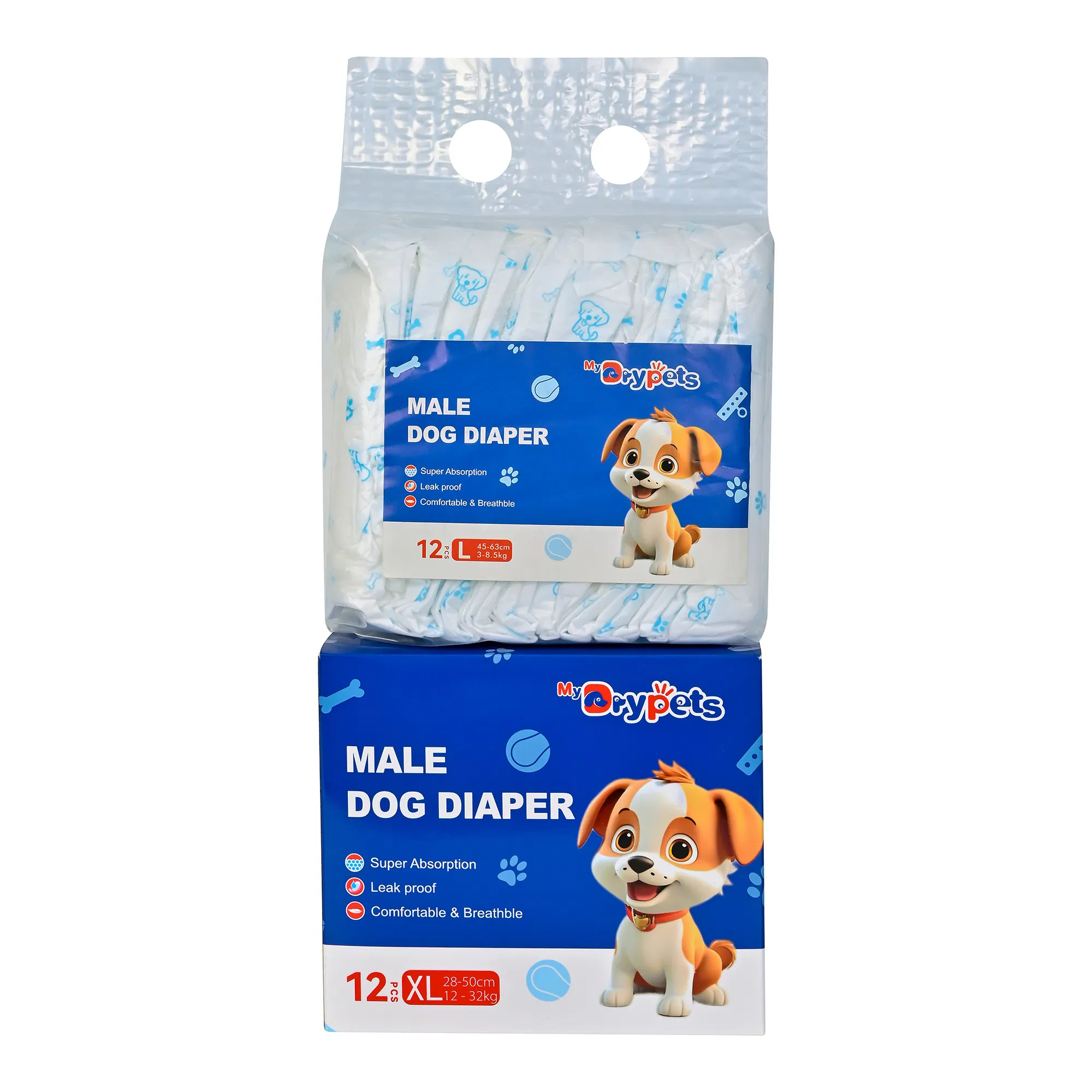 China Factory Wholesale High Quality Dog Diapers Cat and Dog Diaper Disposable Absorbent Deodorizing Pet Diapers