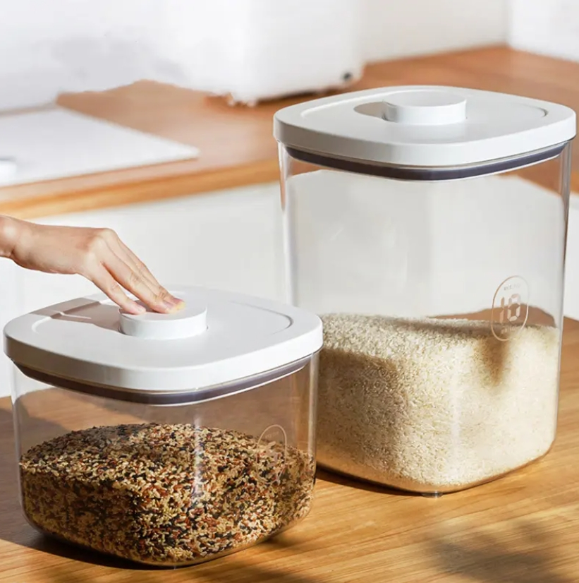 Pet Rice Container Storage Food Cereal Container Bins