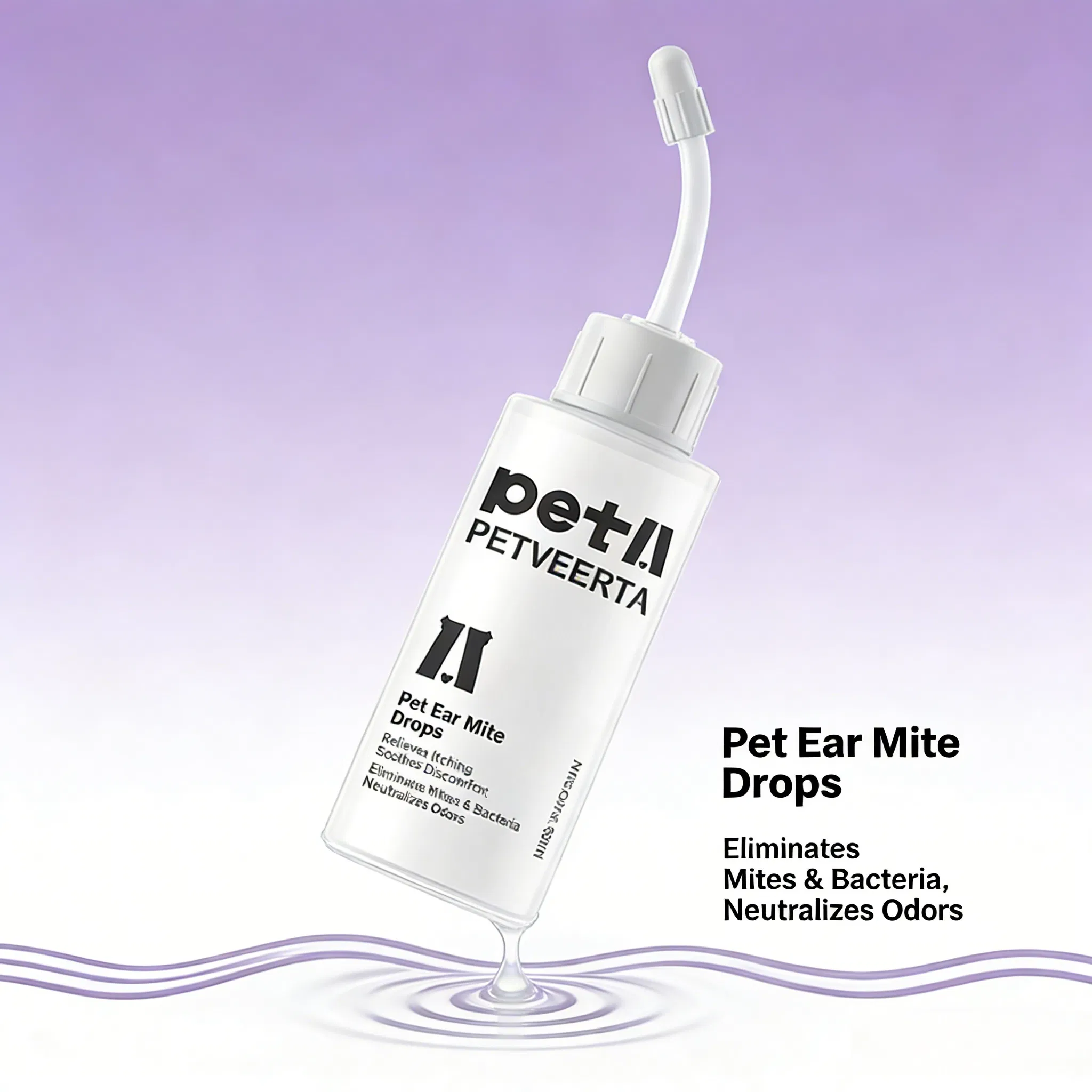 Soothing Antiseptic Pet Ear Cleaner That Calms Irritated Inflamed Ears